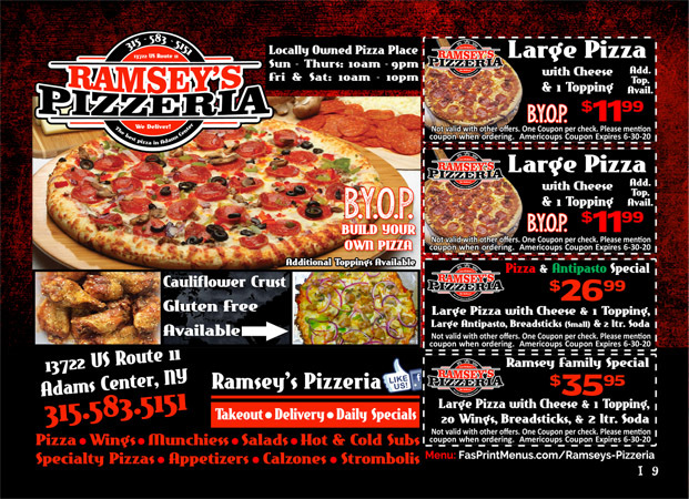 Ramsey's Pizzeria image